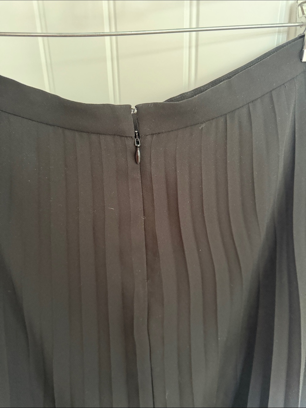 J. Crew Black Pleated Midi Skirt - Picture 4 of 4